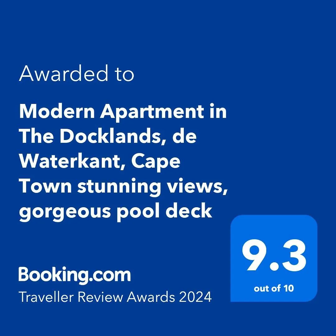 Modern Apartment In The Docklands, De Waterkant, Cape Town Stunning Views, Gorgeous Pool Deck
